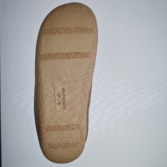NWT Nordstrom Rack Mens Brock Faux Fur Lined Scuff Slipper Chestnut X-Large - Picture 5 of 12
